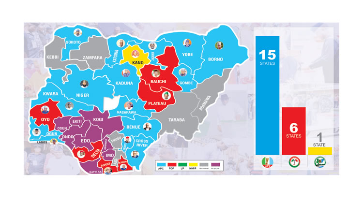 APC wins 15 states, PDP six, NNPP takes Kano